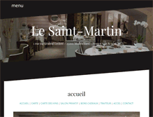 Tablet Screenshot of le-saint-martin.fr